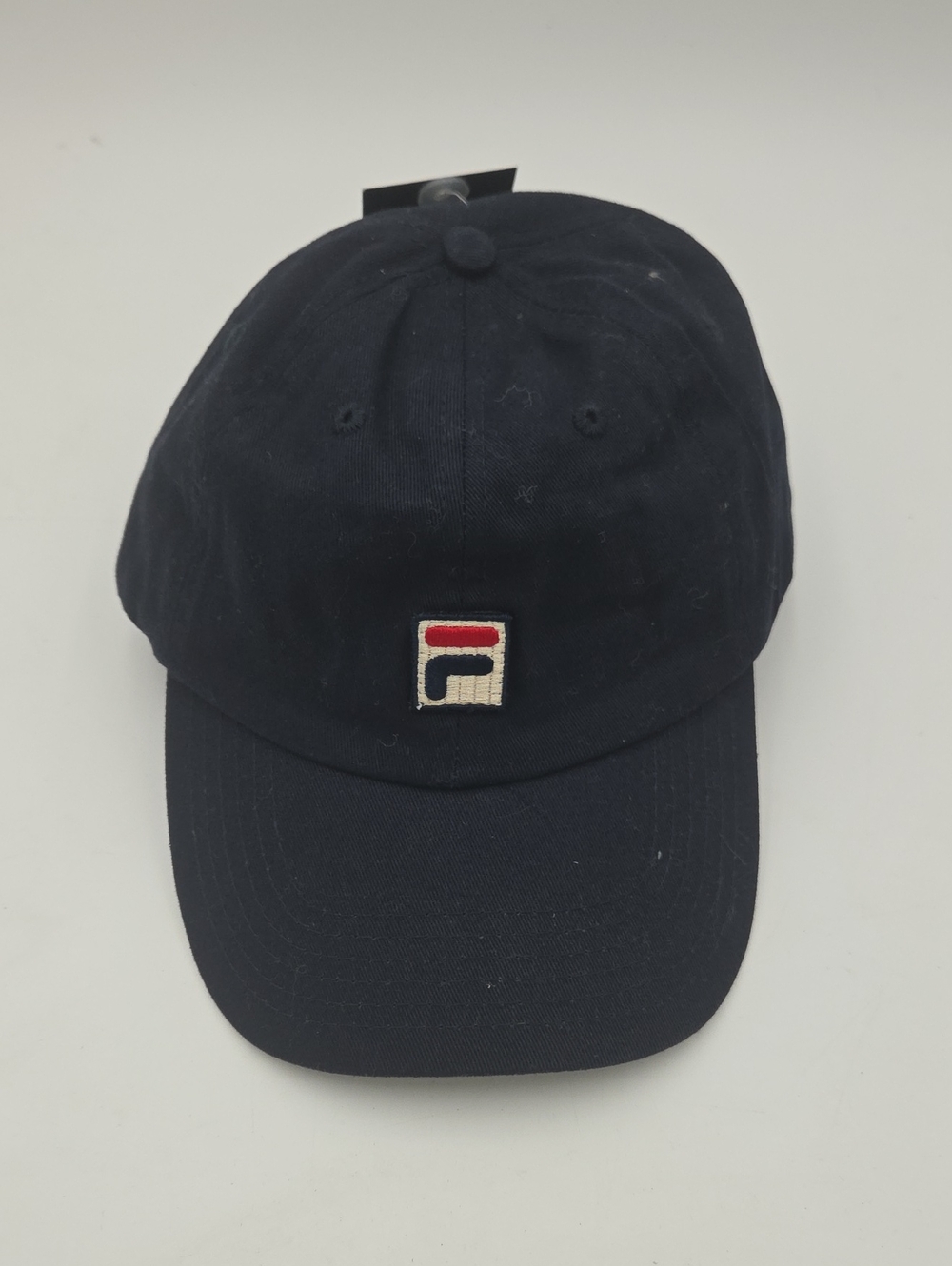 Fila Navy Baseball Cap with Red & White Logo